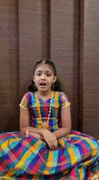 Navaratri Student Offering - Sahana Vinodh - Singapore - Nottuswaram - Shankarbharanam - Dikshitar