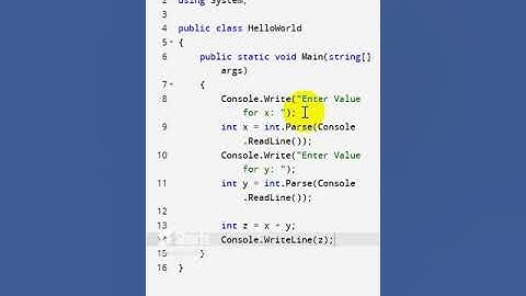 Sum of Values given by User C# - Dotnet Training in Chennai - kaashiv infotech true review #kaashiv
