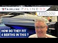 Fairline F-Line 33 - How do they fit 4 berths in a 33ft boat?