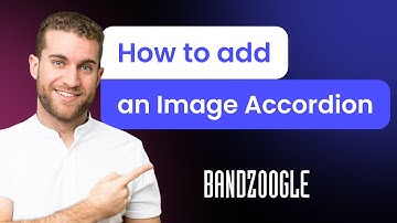 How to add an Image Accordion to Bandzoogle
