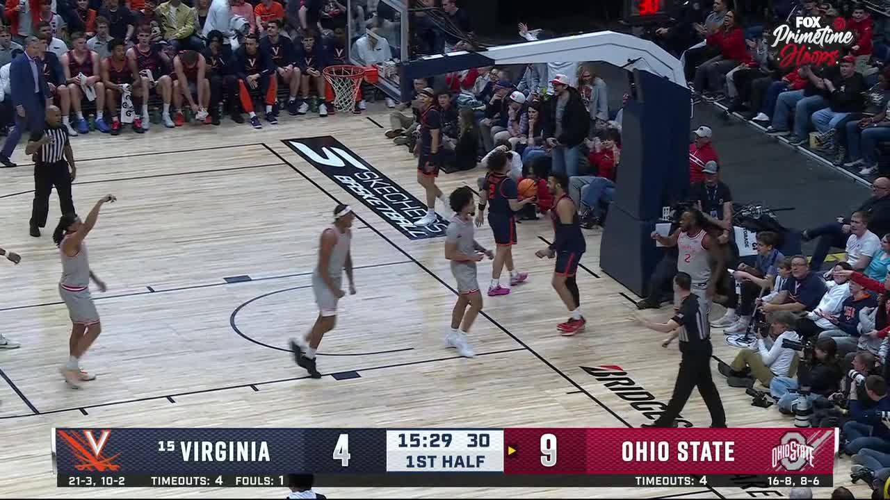 Bruce Thornton Gets the STEAL, the BUCKET and the FOUL vs. Virginia | Ohio State Basketball