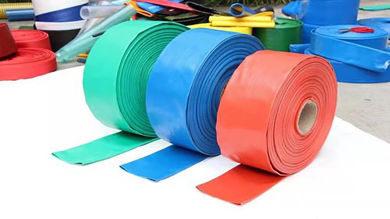 pvc lay flat hose extrusion machine linepvc lay flat hose production