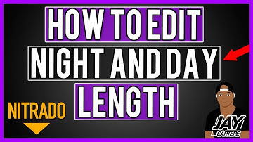 How To Edit Night And Day Length On Your Nitrado Server - ARK PS4 Server Tutorial