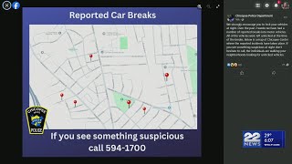 Chicopee police warn residents of uptick in car break-ins