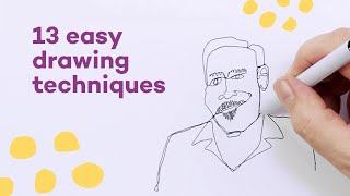 13 easy drawing techniques (part 2)