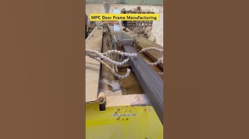 WPC door frame Manufacturing process #construction #3dhousedesign #housedesigns99
