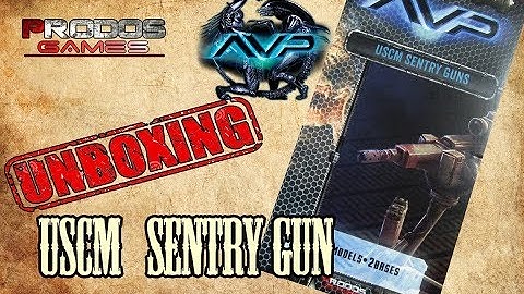 Aliens vs Predator - USCM Sentry Gun - Unboxing