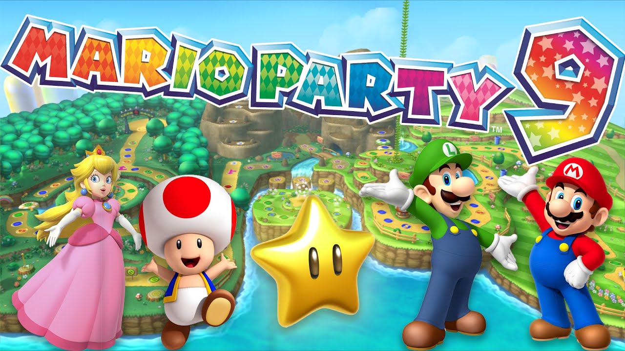 Mario Party 9 Toad Road  – 4 players