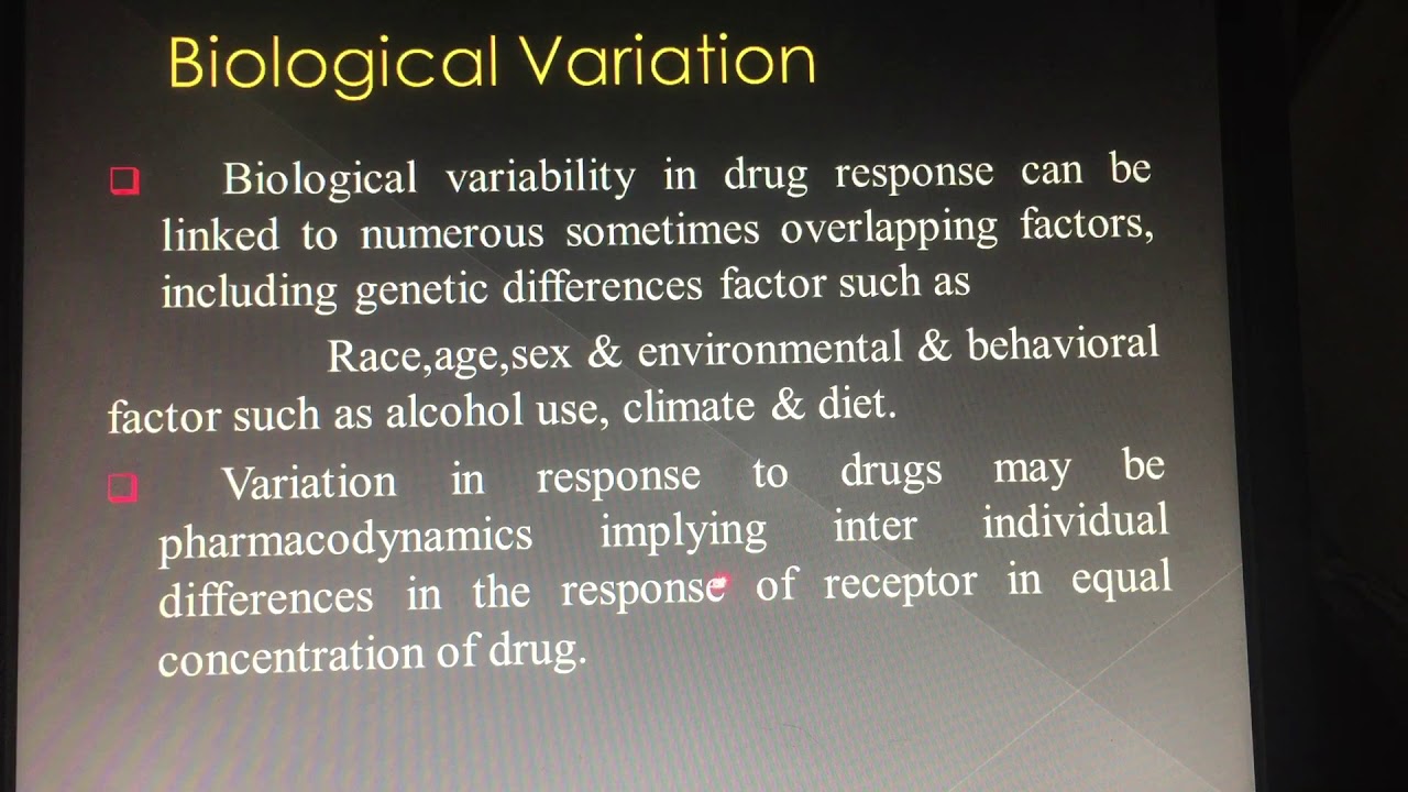 Biological variation