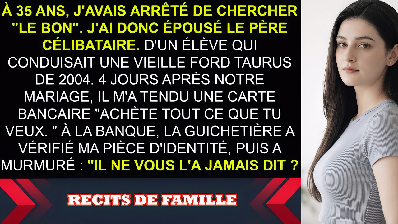 Quatre jours après notre mariage, Gabriel m’a tendu une enveloppe dans la cuisine. À l’intérieur, une carte bancaire noire, sans logo, plus lourde que les autres. Il m’a dit simplement : « Achète...