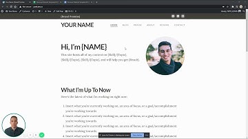 Personal Website Template Kit