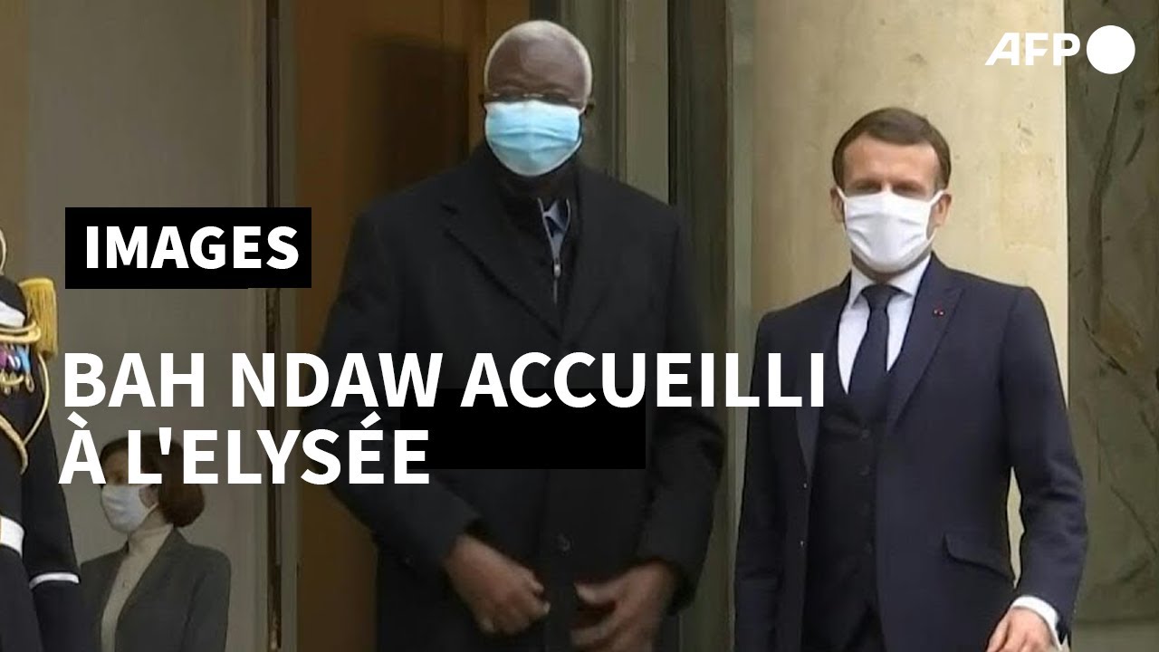 Mali : le président de transition Bah Ndaw accueilli à l'Elysée | AFP Images