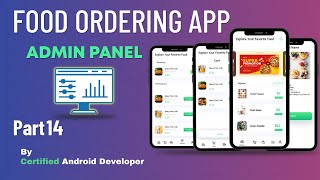 Admin Panel 3 Adding Items and all Stocks Screen - Food Ordering App - Android Studio Project