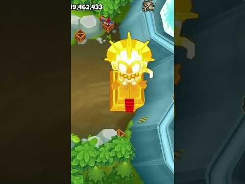 The sun temple in the flooded valley #shorts #bloonstd6