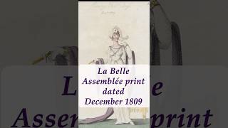 Fashion Plate to Person | 1809 Evening Full Dress |  #Regency