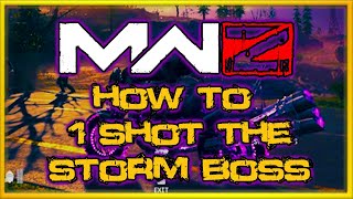 Modern Warfare III How To 1 Shot The Storm Boss! #mw3zombies #callofduty #callodutyzombies