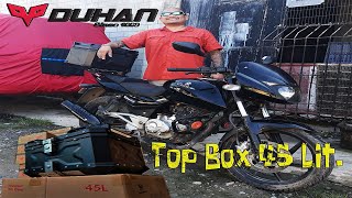 Duhan Top Box 45Lit.|| Unboxing &amp; Installation