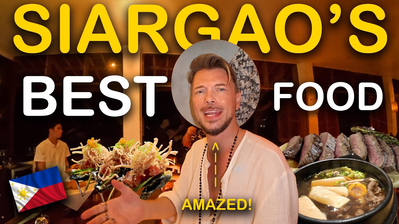 TOP 3 Restaurants in Siargao: INSAAAANE Food in Philippines!!! 🇵🇭