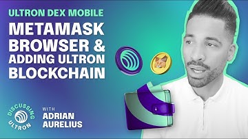 DEX Mobile - Connecting Ultron to Metamask