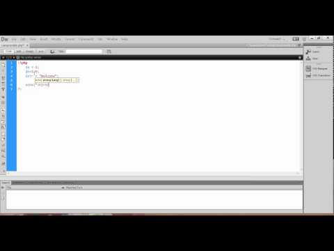 PHP Tutorial 4 Declaring Variable in PHP