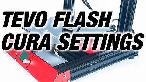 Tevo Flash Cura setup
