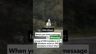 WhatsApp Backend System Design: Database Writes Explained #whatsapp #systemdesign #message