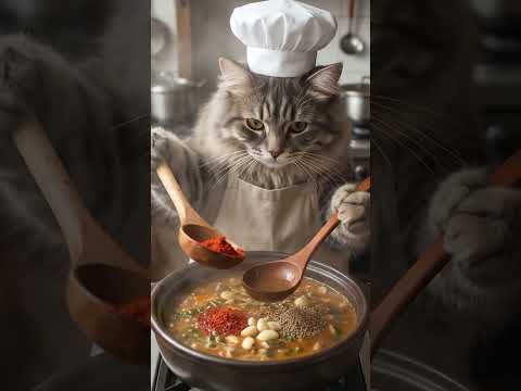 ASMR Deep & Earthy Stamina Soup! 🐟 Cat Chef Sedol Makes Korean Mudfish Soup(Chueo-tang)🍲🐾#KoreanFood