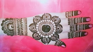 Beautiful Tikki Mehandi Design Simple Stylish Mandala Mehandi Design Easy Flower Mehandi Design