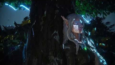 Forest Elf - Tilt brush - Unity - HDRP - 4K - 60fps