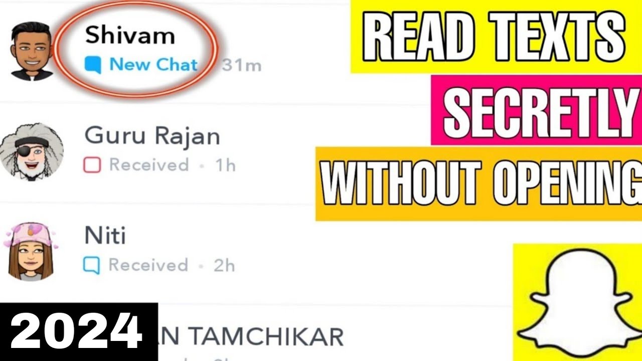 How To Read Snapchat Messages Without Opening Them In 2024 Read Snap