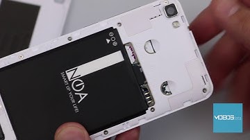 NOA E1 How to insert SIM card / memory card