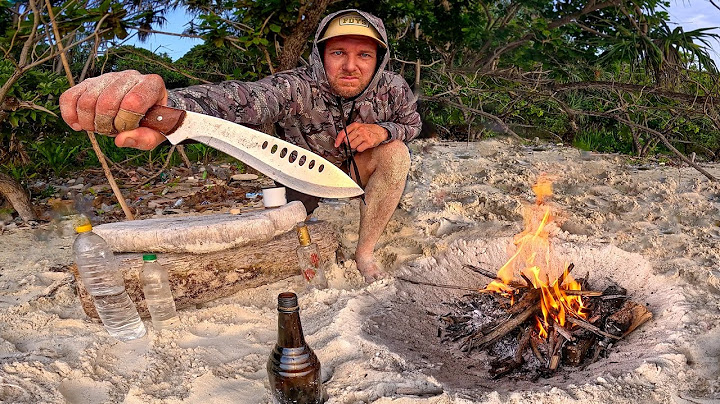3 DAYS Solo Survival - NO FOOD, NO WATER - on Remote Mosquito Island