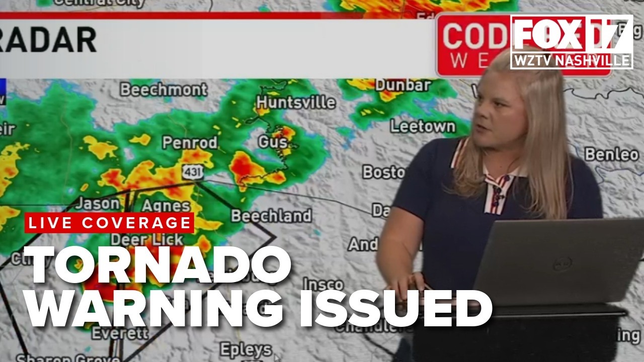 WATCH LIVE: Tornado Warning Issued in Middle Tennessee - YouTube