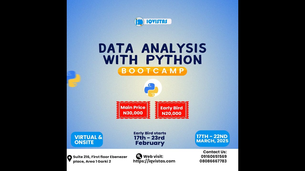Data Analysis With Python - YouTube