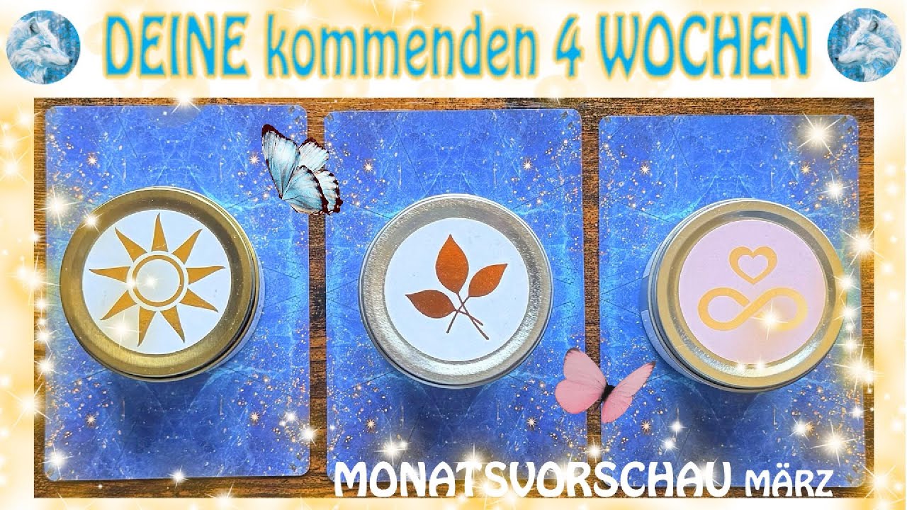 🐺 🌿Deine kommenden 4 Wochen🌿Monatsvorschau März🌿🐺 ★ 𝒫𝒾𝒸𝓀 𝒶 𝒞𝒶𝓇𝒹 ★ Auswahlorakel ☆ Tarot