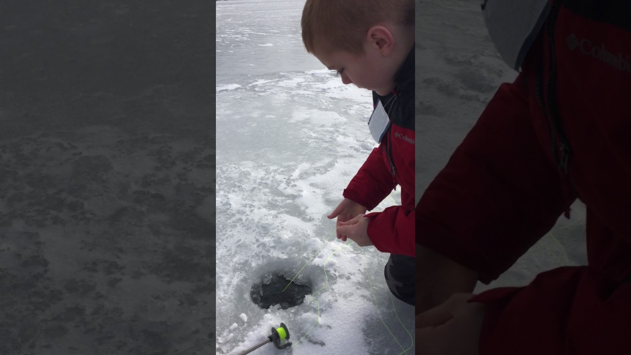 Tip-up Minnesota ice fishing northern