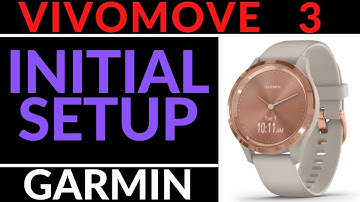 How to Turn On and Setup the Vivomove 3 - Garmin Vivomove 3S, Luxe, Style