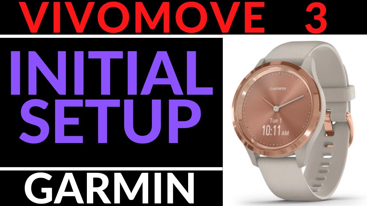 How to Turn On and Setup the Vivomove 3 - Garmin Vivomove 3S, Luxe