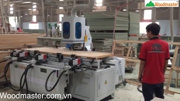MÁY ĐỤC Ổ KHOÁ - BẢN LỀ CỬA CNC 4 dao