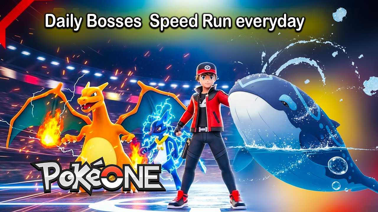 PokeOne Daily Bosses – Every Boss for Massive Rewards! 🔥 Full Daily Boss Run with My Team! ⚔️
