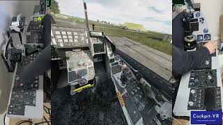 DCS F 16C VR Cockpit &  infuse VR Hand Tracking Test