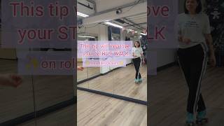 Did you know about this tip STRUT walk on roller skates #skatecoach #tipsandtricks