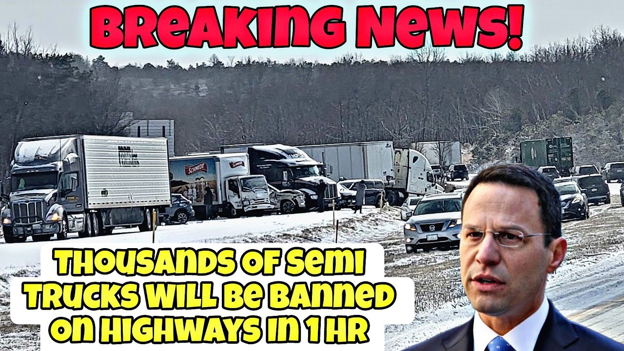 Breaking News! All Unloaded Semi Trucks Will Be Banned From Highways In
