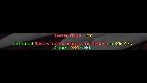 4:47 M7 Mage POV | Hypixel Skyblock