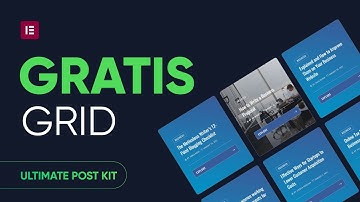 How To Use Gratis Grid By Ultimate Post Kit | Free Post Addon For Elementor