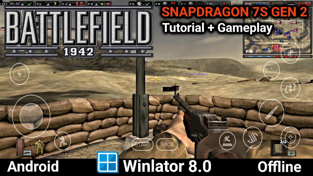 Battlefield 1942 Gameplay Test | Winlator 8.0 Amod1 (Windows Emulator ...