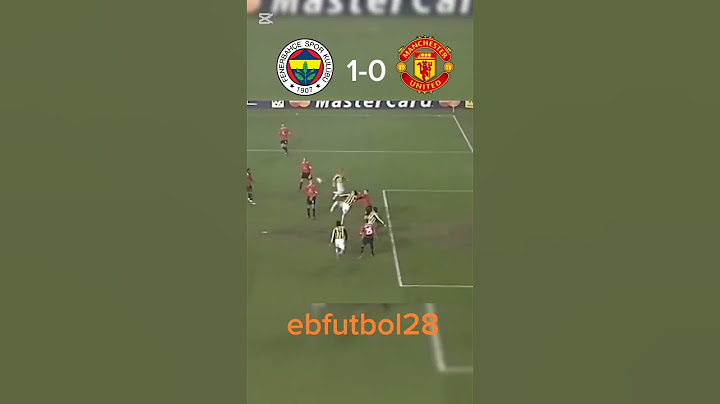 Tuncay Hattrick.  Fenerbahce 3-0 M. United UCL 2004-05 #championsleague #fenerbahçe #manutd