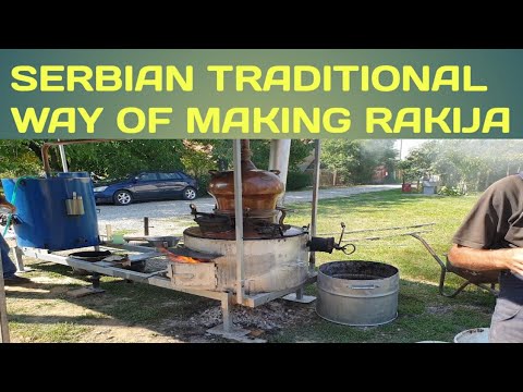 SERBIAN TRADITIONAL WAY OF MAKING RAKIJA / FROM FRUITS - YouTube