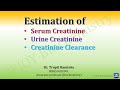 Estimation of serum Creatinine, Urine Creatinine, Creatinine Clearance | Practical | Biochemistry