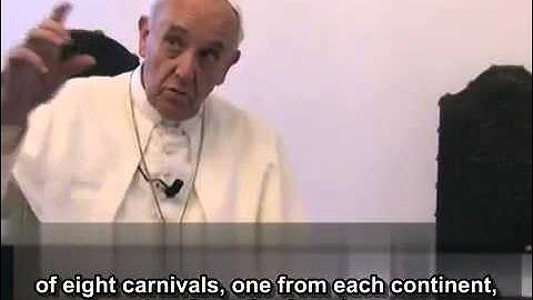 Interview with Pope Francis - First ever! - ENGLISH subtitles - World Youth Day, Brazil 2013